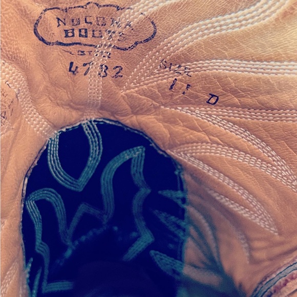 Sold. Mens Brown Nocona cowboy boots size 11 D - Picture 4 of 9